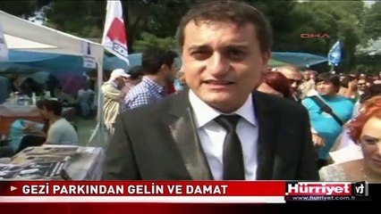 GEZİ PARKINDAN GELİN VE DAMAT