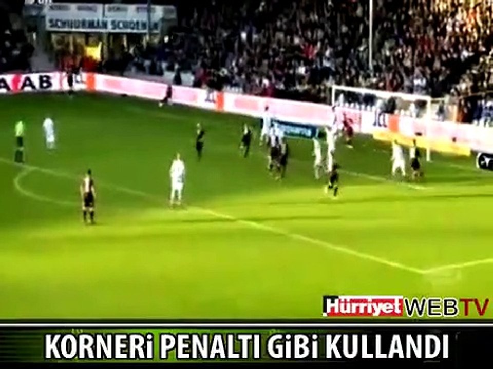 PENALTI GİBİ KORNER KULLANDI