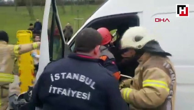 TEM otoyolu Hadımköy gişelerde kaza 1 ölü, 2 yaralı