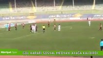 Karagümrük maçında sosyal medyayı ayağa kaldıran gol kararı