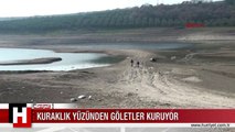 MUDANYA'DA KURAKLIK YÜZÜNDEN GÖLETLER KURUYOR
