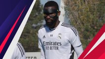 Jelang El Clasico, Rudiger Pakai Topeng Demi Bantu Pertahanan Real Madrid yang Tanpa Courtois