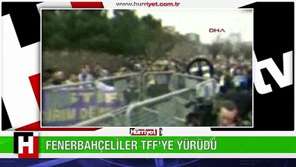 FENERBAHÇELİLER TFF'YE YÜRÜDÜ! TFF BİNASINDA BÜYÜK PANİK