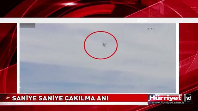 UÇAK BÖYLE YERE ÇAKILDI