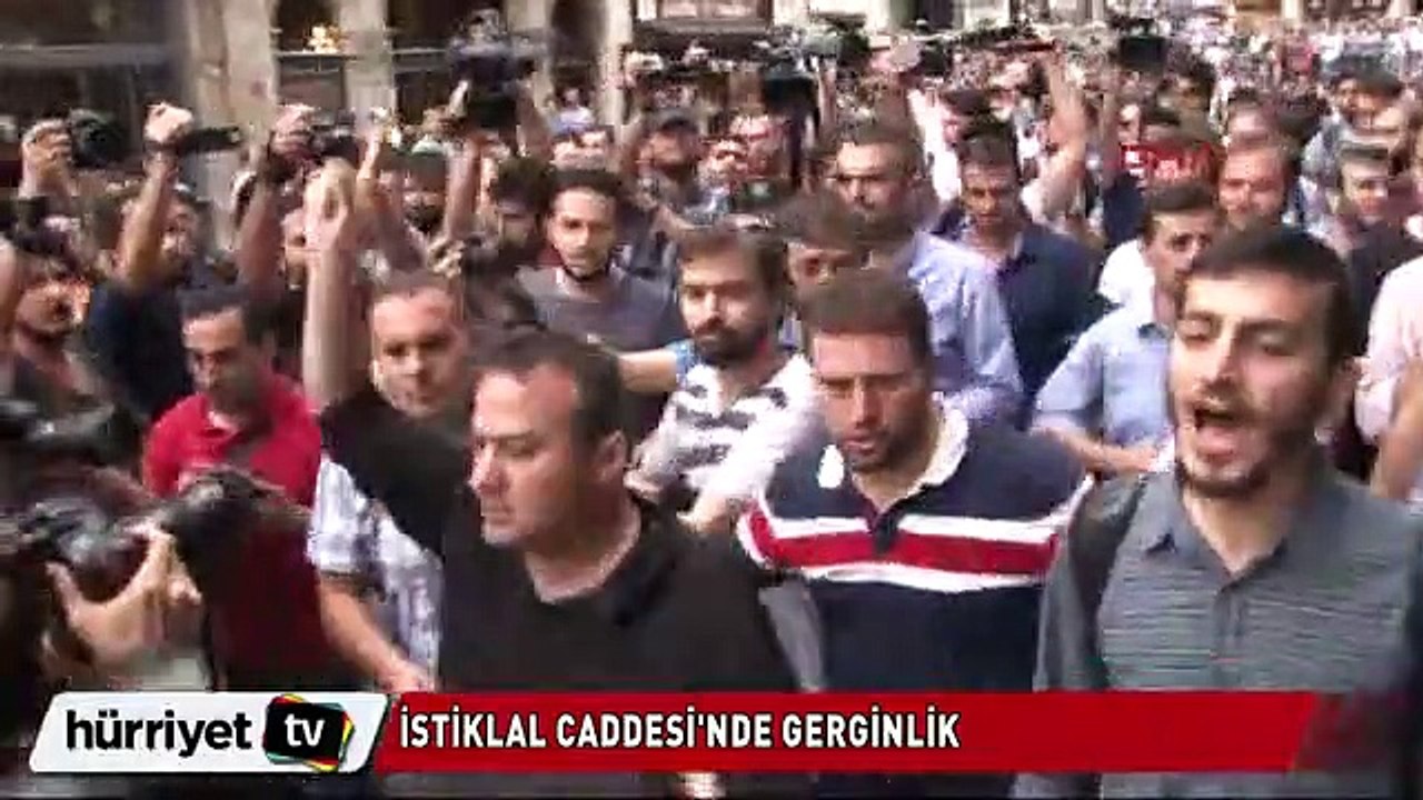 İstiklal caddesinde gerginlik