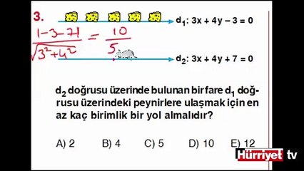 GEOMETRİ SORULARININ ÇÖZÜMLERİ