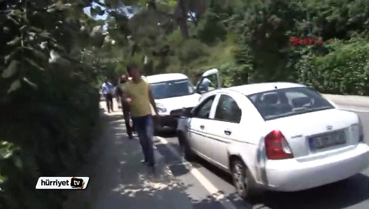 Huber Köşkü önünde şüpheli bir kadın gözaltına alındı