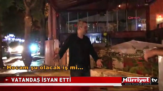 TAKSİM'DE VATANDAŞ BÖYLE İSYAN ETTİ! YOLDAN GEÇEN HER VATANDAŞ PROTESTOCU MUDUR