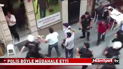 POLİSİN MÜDAHALESİ ARA SOKAKLARDA DA DEVAM ETTİ