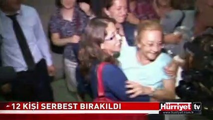 MAHKEMEYE SEVK EDİLEN 12 KİŞİ SERBEST BIRAKILDI