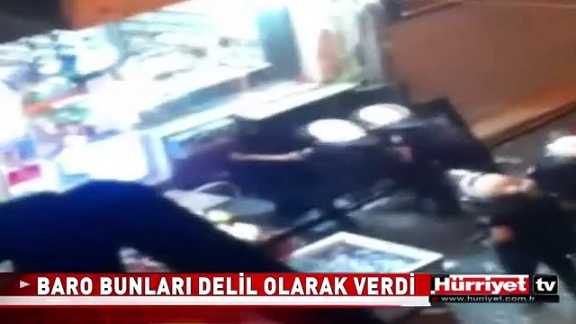 İZMİR BAROSU BU GÖRÜNTÜLERİ DELİL OLARAK VERDİ