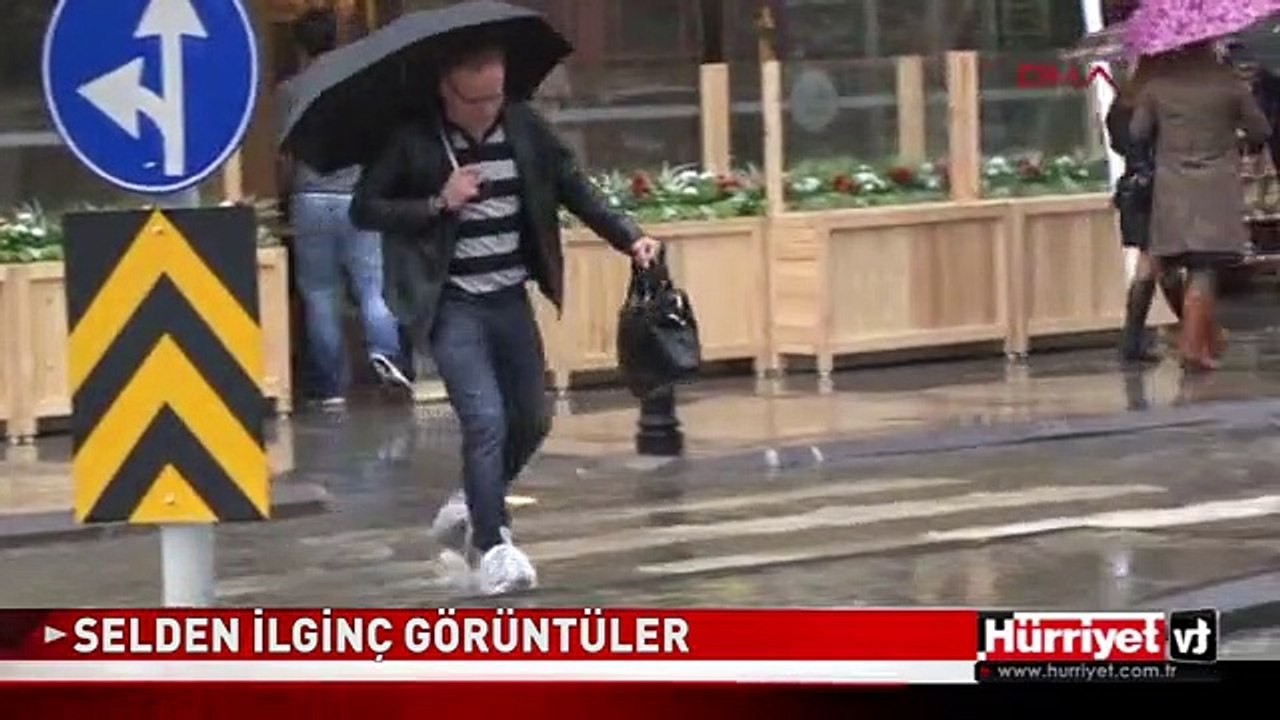 SELDE ORTAYA ÇIKAN İLGİNÇ GÖRÜNTÜLER