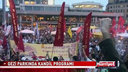 TAKSİM GEZİ PARKINDA KANDİL PROGRAMI