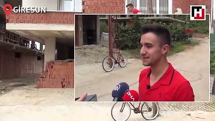 Karadenizli çırağın sıra dışı bisikleti
