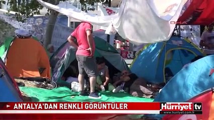 ANTALYA'DA GEZİ PARKI PROTESTOSU: MEYDANLARDA OLMAYA DEVAM EDECEĞİZ