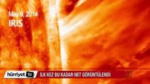 NASA güneş patlamasının en net görüntüsünü yayınladı