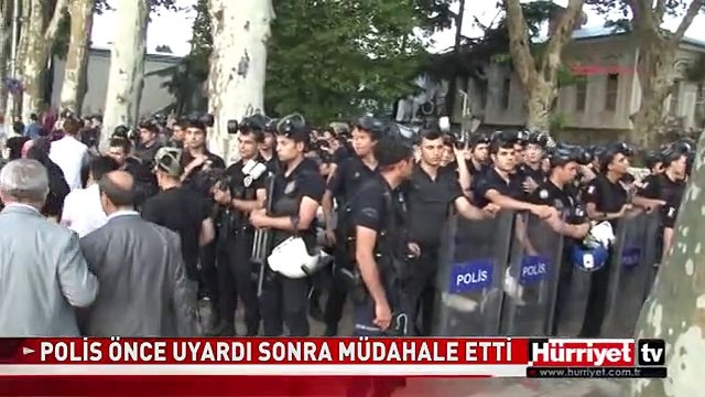POLİS ÖNCE UYARDI SONRA MÜDAHALE ETTİ! TAKSİM GEZİ PARKI OLAYLARI