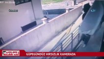 İstanbul'da güpegündüz hırsızlık kamerada