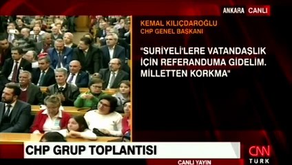 Kılıçdaroğlu iki konuda referandum önerdi