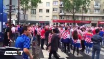 Paris'teki Türkiye-Hırvatistan maçında güvenlik üst seviyede