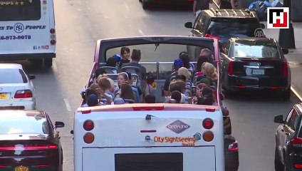 New York'ta gün batımı "Manhattanhenge"