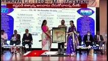 DGP Mahender Reddy & VIP's Attend For Dhruva College Of Management Graduation Ceremony | V6 News
