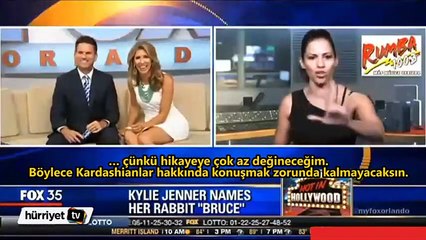 Haber sunucusu, Kim Kardashian haberine isyan etti!