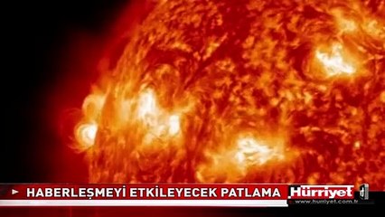 GÜNEŞ'TE KORKUTAN PATLAMA