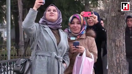 Kırklareli'nde şaşırtan görüntü... İzleyenler hayran kaldı