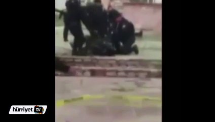 Polisin gösterisi hastanede bitti
