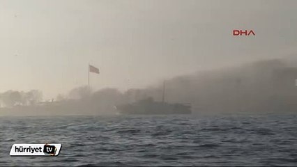 İstanbul'da sisin yarattığı muhteşem manzaralar