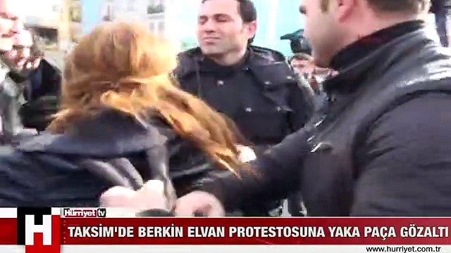 TAKSİM'DE YAKA PAÇA GÖZALTI