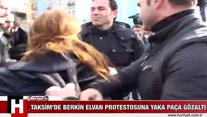 TAKSİM'DE YAKA PAÇA GÖZALTI