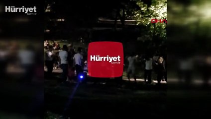 Maçka Parkı'nda koronavirüse aldırmadan müzik eşliğinde halay çektiler