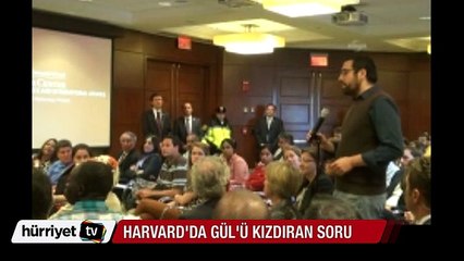Harvard'da Gül'ü şoke eden soru