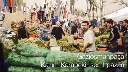 Gülben Ergen bu hafta semt pazarında