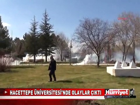 HACETTEPE ÜNİVERSİTESİ'NDE OLAYLAR ÇIKTI