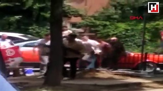 Güngören'de zabıta-seyyar satıcı kavgası kamerada