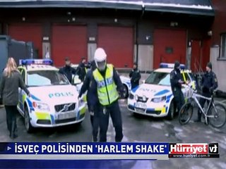 İSVEÇ POLİSİNDEN 'HARLEM SHAKE'