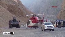 Sağlık Bakanlığına ait helikopter acil iniş yaptı