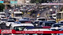 Haliç'te motosiklet kazası: 1 ölü