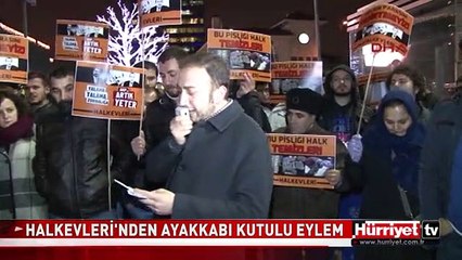 HALKEVLERİ'NDEN AYAKKABI KUTULU EYLEM