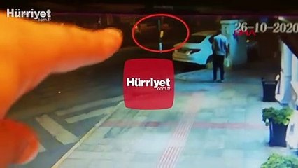 İskenderun'da etkisiz hale getirilen teröristin kaçma anı kamerada