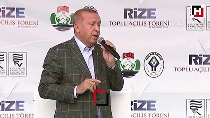 Cumhurbaşkanı Erdoğan: "Rize-Artvin Havalimanı'nın 1,5 yıl içerisinde hizmete alınacağız"