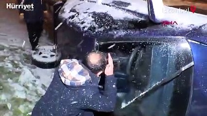 Sürücünün takla atan otomobilini kilitleyip eve gittiği öğrenildi