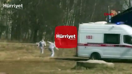 Koronavirüslü hasta kaçtı, sağlık çalışanları kovaladı
