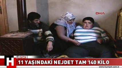 11 YAŞINDA 140 KİLO