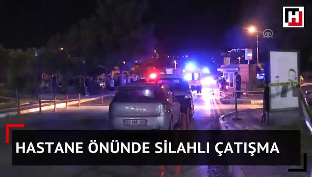 Acil servis önünde silahlı çatışma