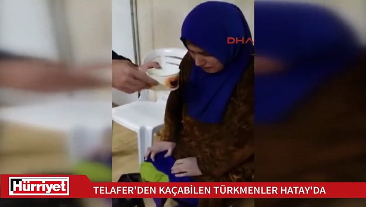 Telafer'den kaçabilen Türkmenler Hatay'da