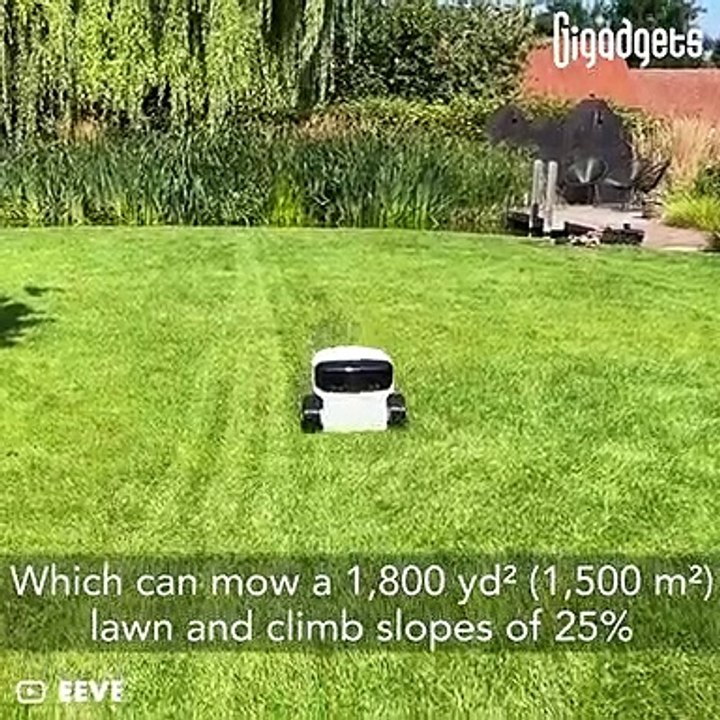 Willow X lawn robot This lawn robot mows, cleans up litter and harvests your crops.…